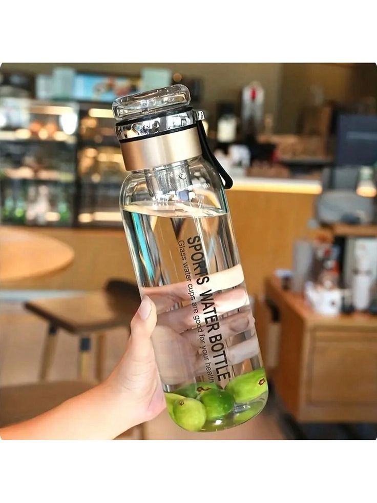 Glass Water Bottle