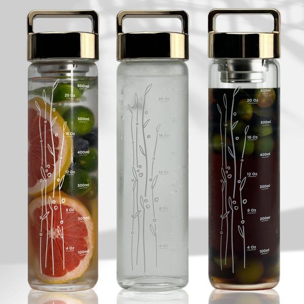Glass Water Bottle
