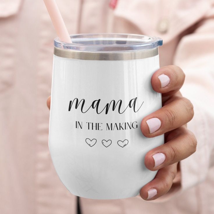 Insulated Wine Tumbler/ with straw