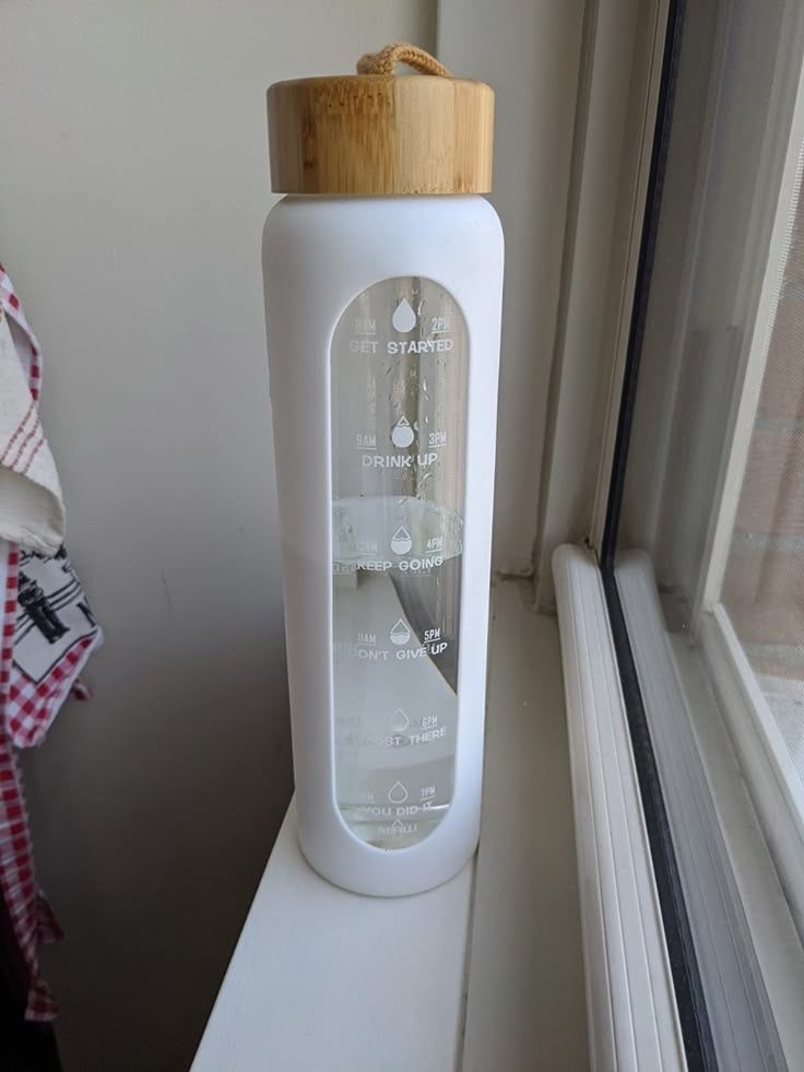 Glass Water Bottle